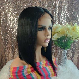 Remy Human Hair Straight Lace Front Bob Wig